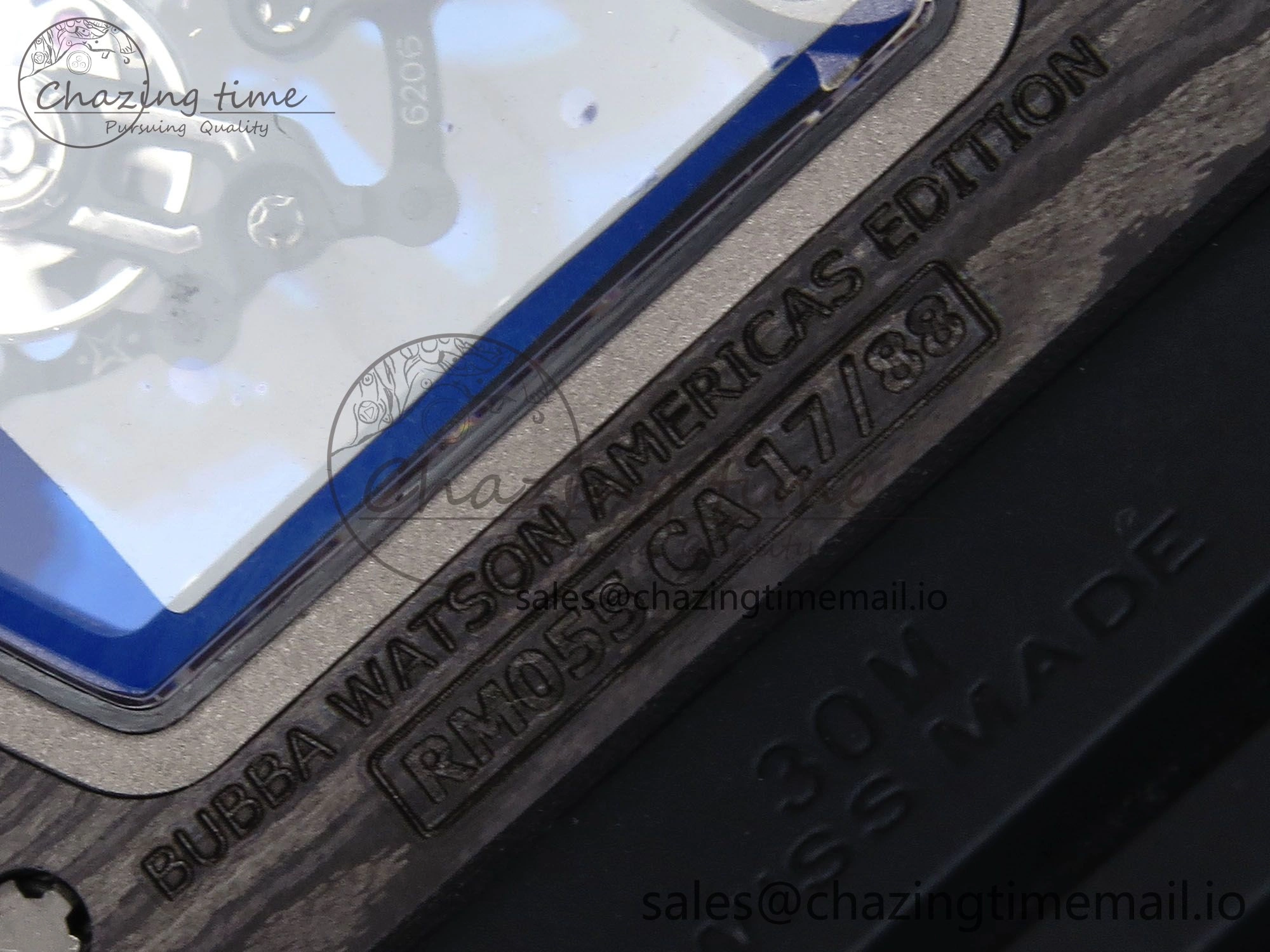 RM055 NTPT APSF 1:1 Best Edition White Bezel Black Crown on Rubber Strap RMUL2 Super Clone