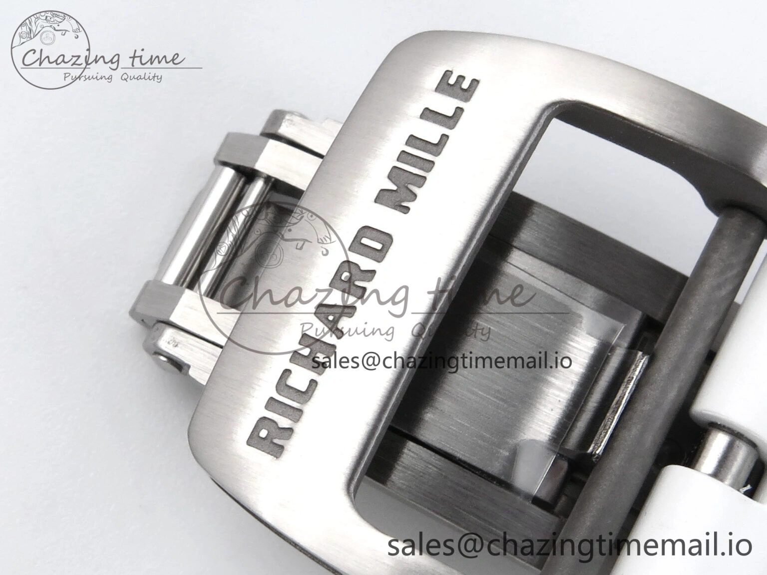 RM055 NTPT APSF 1:1 Best Edition White Bezel Red Crown on Rubber Strap RMUL2 Super Clone