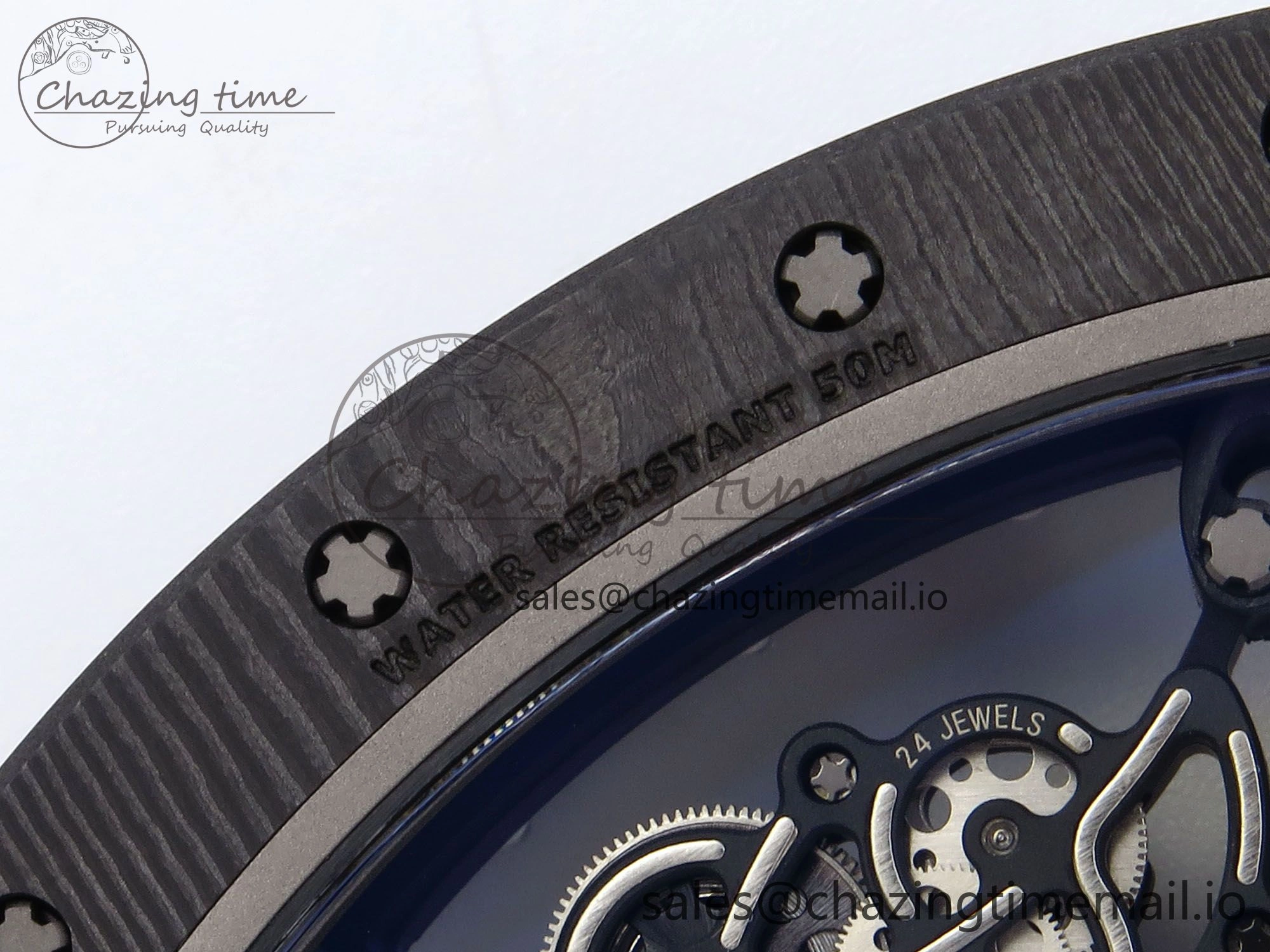 RM055 NTPT APSF 1:1 Best Edition White Bezel Red Crown on Rubber Strap RMUL2 Super Clone