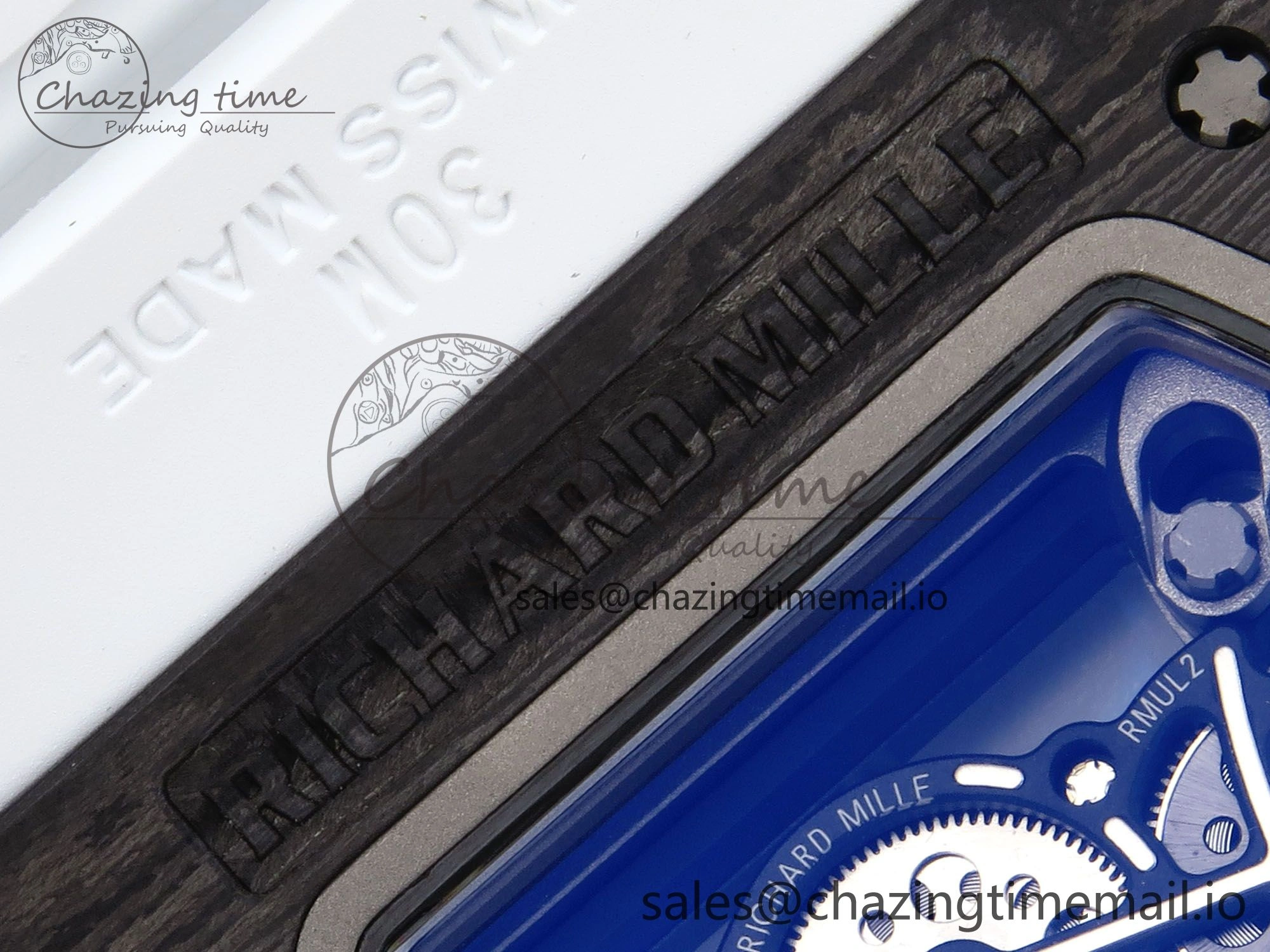 RM055 NTPT APSF 1:1 Best Edition White Bezel White Crown on Rubber Strap RMUL2 Super Clone