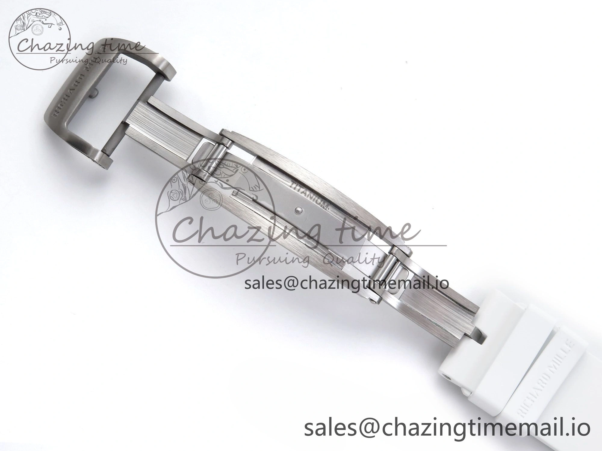 RM055 NTPT APSF 1:1 Best Edition White Bezel White Crown on Rubber Strap RMUL2 Super Clone