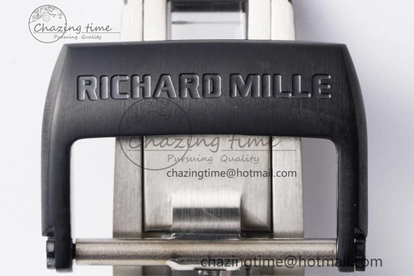 RM055 NTPT BBR Best Edition Skeleton White Dial on White Rubber Strap Clone RMUL2 V2
