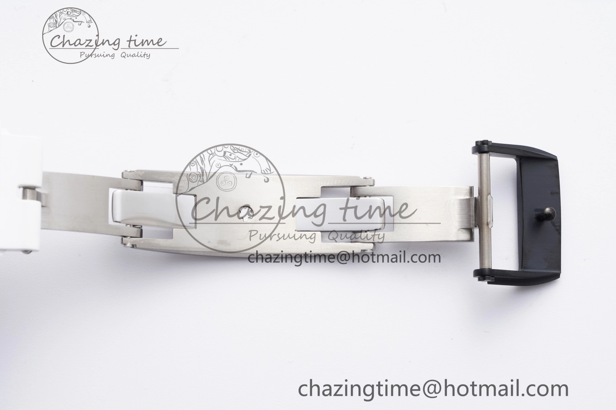 RM055 NTPT BBR Best Edition Skeleton White Dial on White Rubber Strap Clone RMUL2 V2