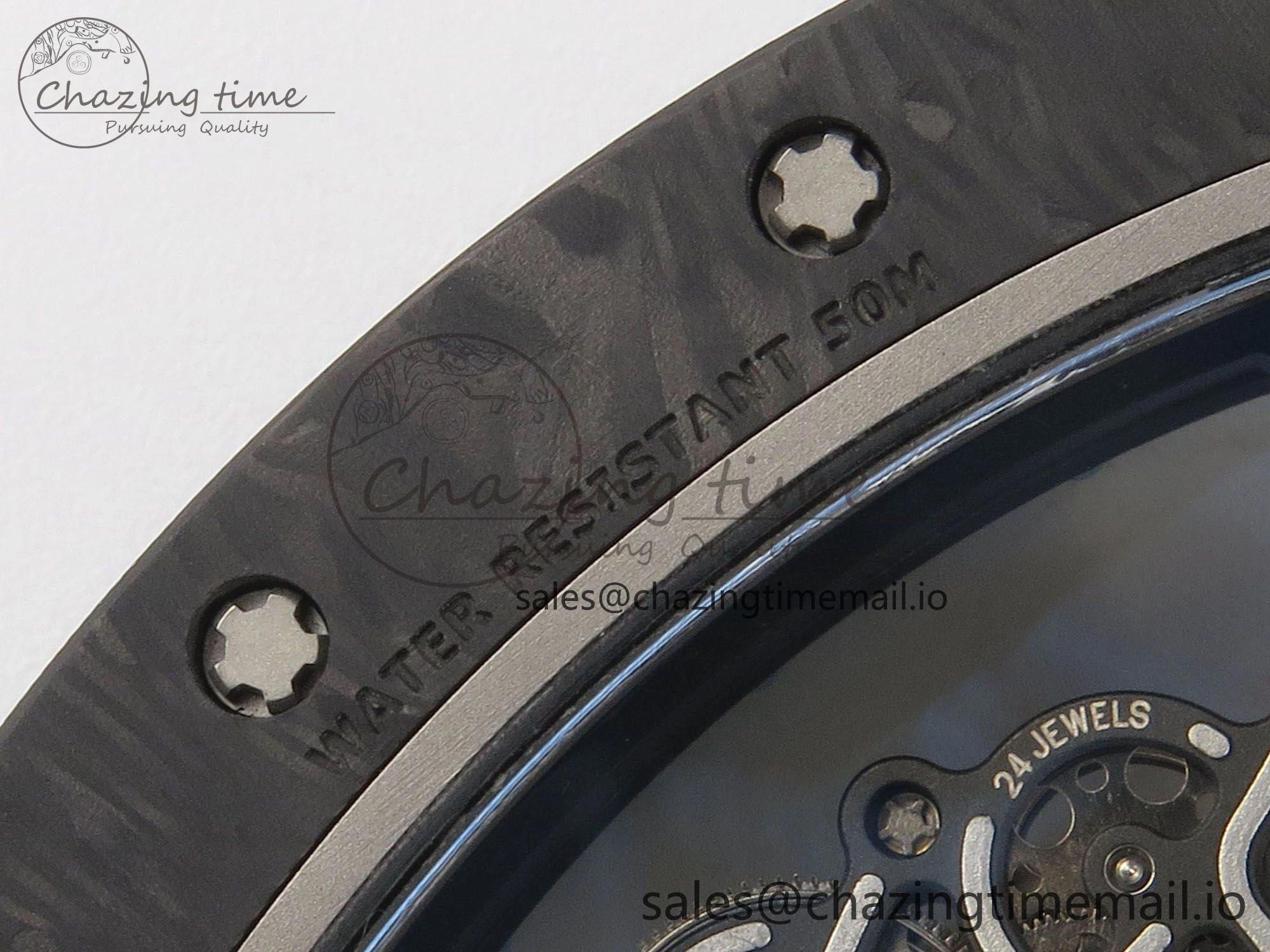 RM055 NTPT KVF 1:1 Best Edition Blue White Inner Bezel Blue Crown on Blue Rubber Strap RMUL2 Super Clone