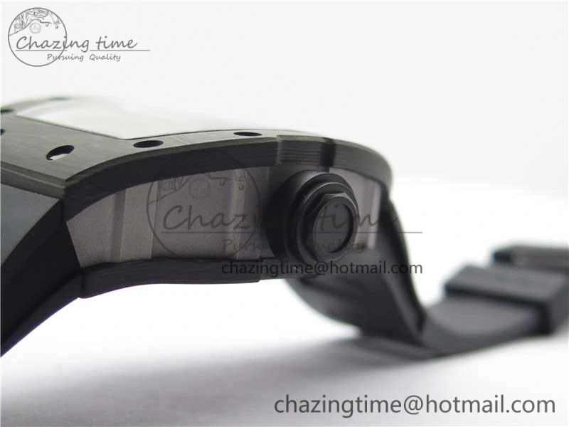 RM055 NTPT KVF Best Edition Skeleton Dial Black Crown on Black Rubber Strap MIYOTA8215 V3