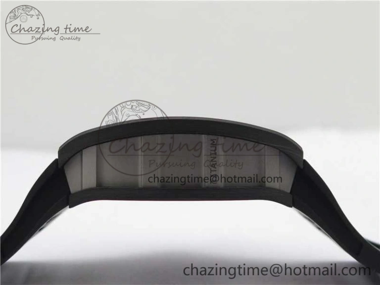 RM055 NTPT KVF Best Edition Skeleton Dial Black Crown on Black Rubber Strap MIYOTA8215 V3