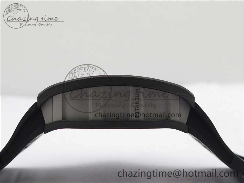 RM055 NTPT KVF Best Edition Skeleton Dial Black Crown on Black Rubber Strap MIYOTA8215 V3