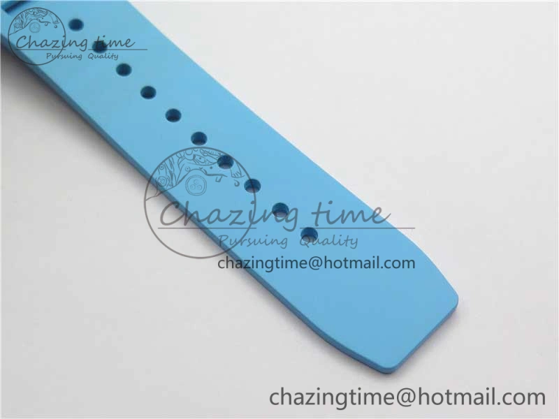RM055 NTPT KVF Best Edition Skeleton Dial Blue on Blue Rubber Strap MIYOTA8215 V3