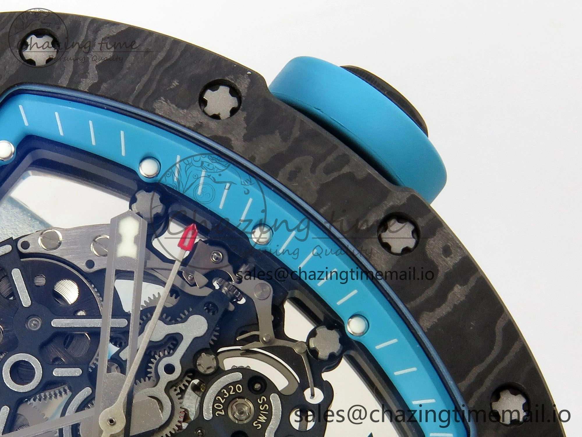RM055 NTPT Yas Marina Circuit Edition MLF 1:1 Best Edition on Blue Rubber Strap RMUL2 Super Clone