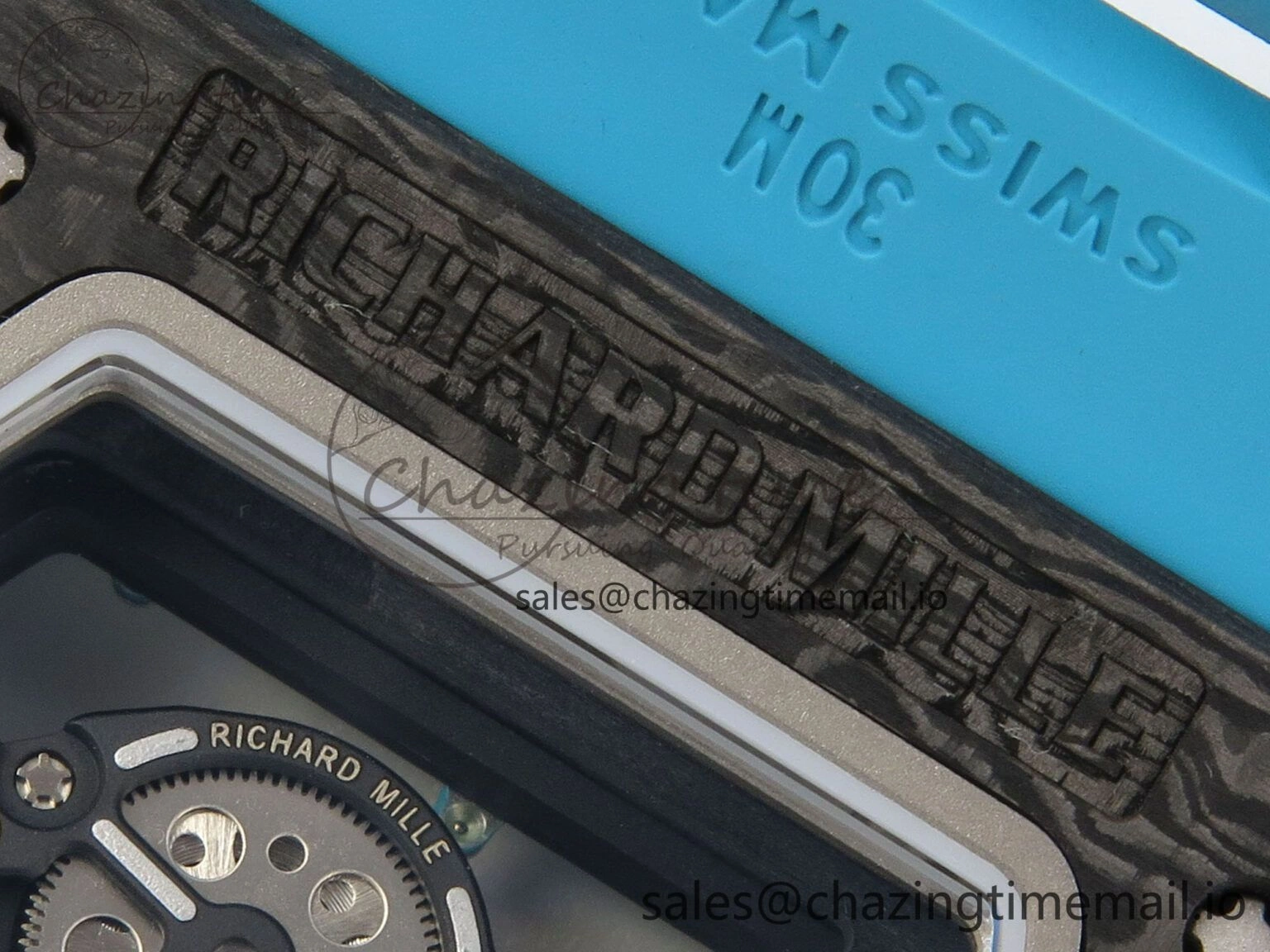 RM055 NTPT Yas Marina Circuit Edition MLF 1:1 Best Edition on Blue Rubber Strap RMUL2 Super Clone