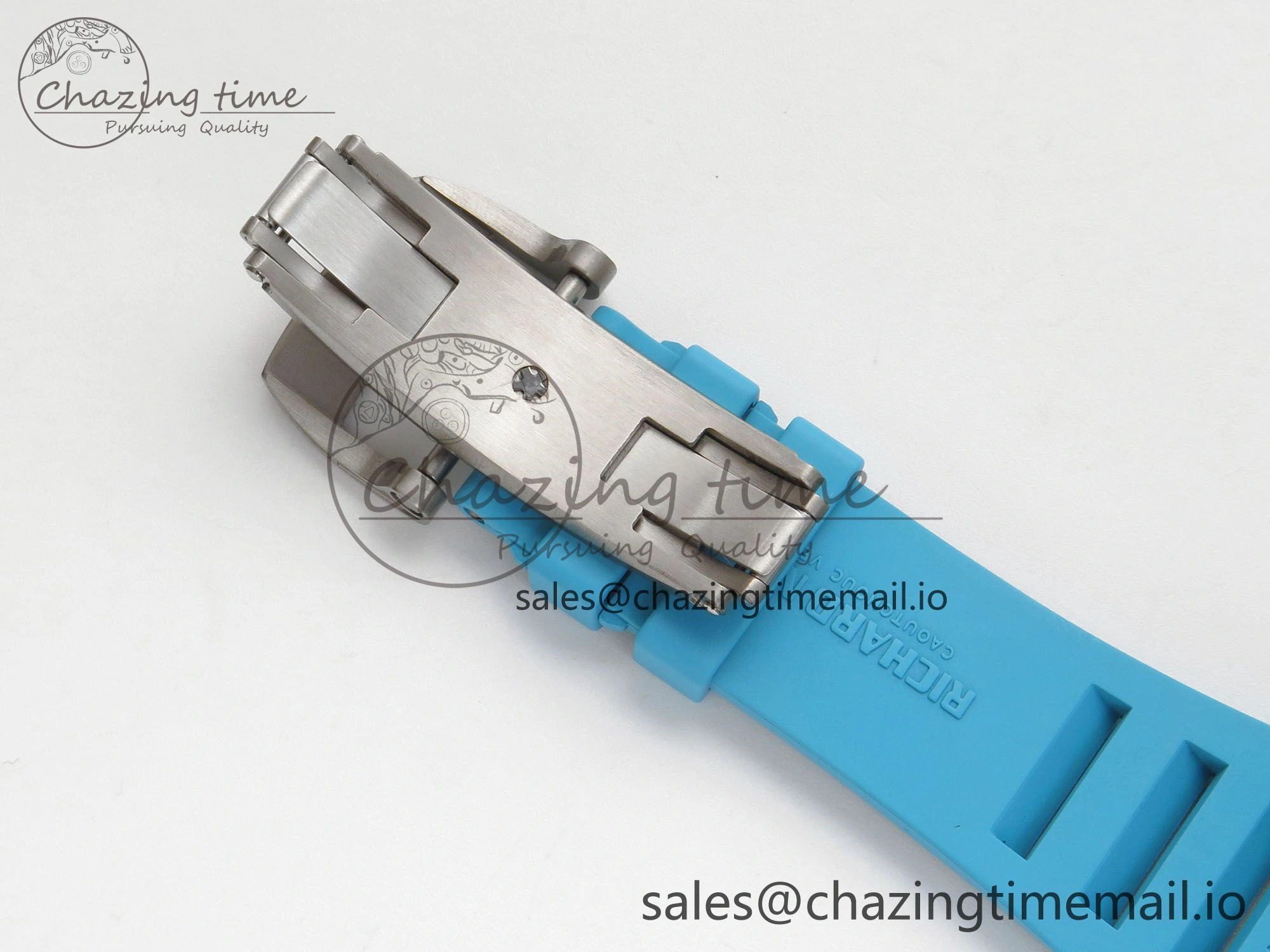 RM055 NTPT Yas Marina Circuit Edition MLF 1:1 Best Edition on Blue Rubber Strap RMUL2 Super Clone