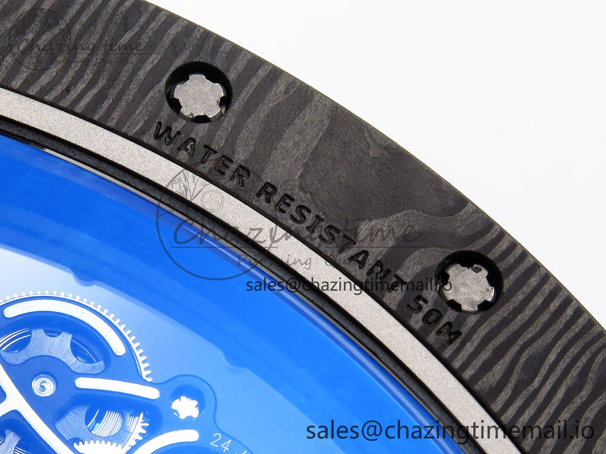 RM055 NTPT ZF 1:1 Best Edition Gold Bezel Black Crown on Rubber Strap RMUL2 Super Clone