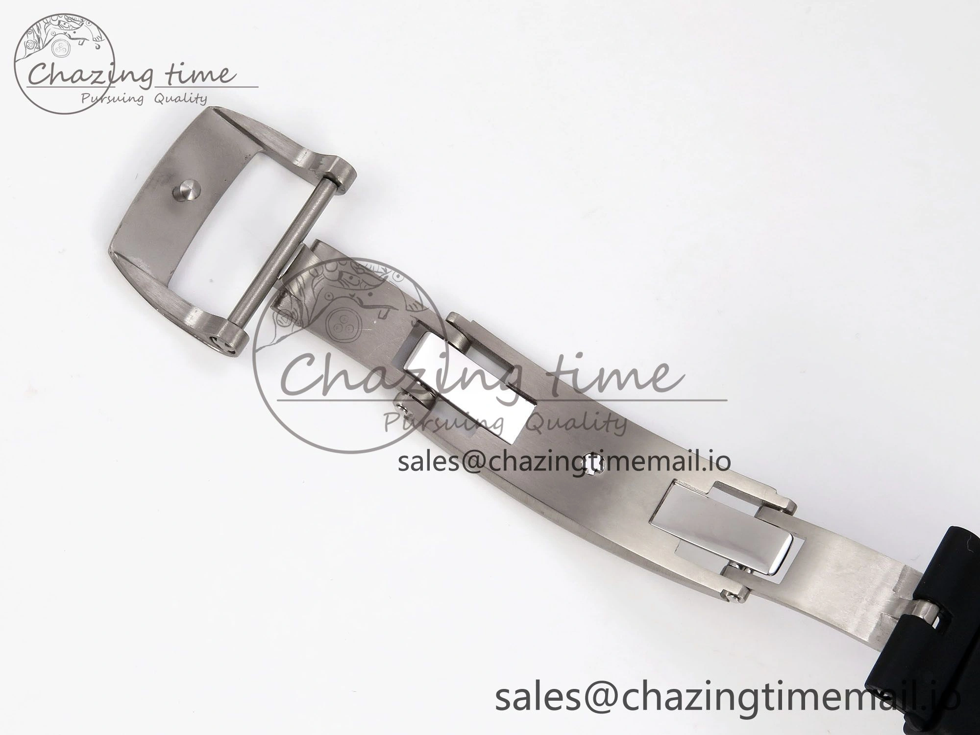 RM055 NTPT ZF 1:1 Best Edition Gold Bezel Black Crown on Rubber Strap RMUL2 Super Clone