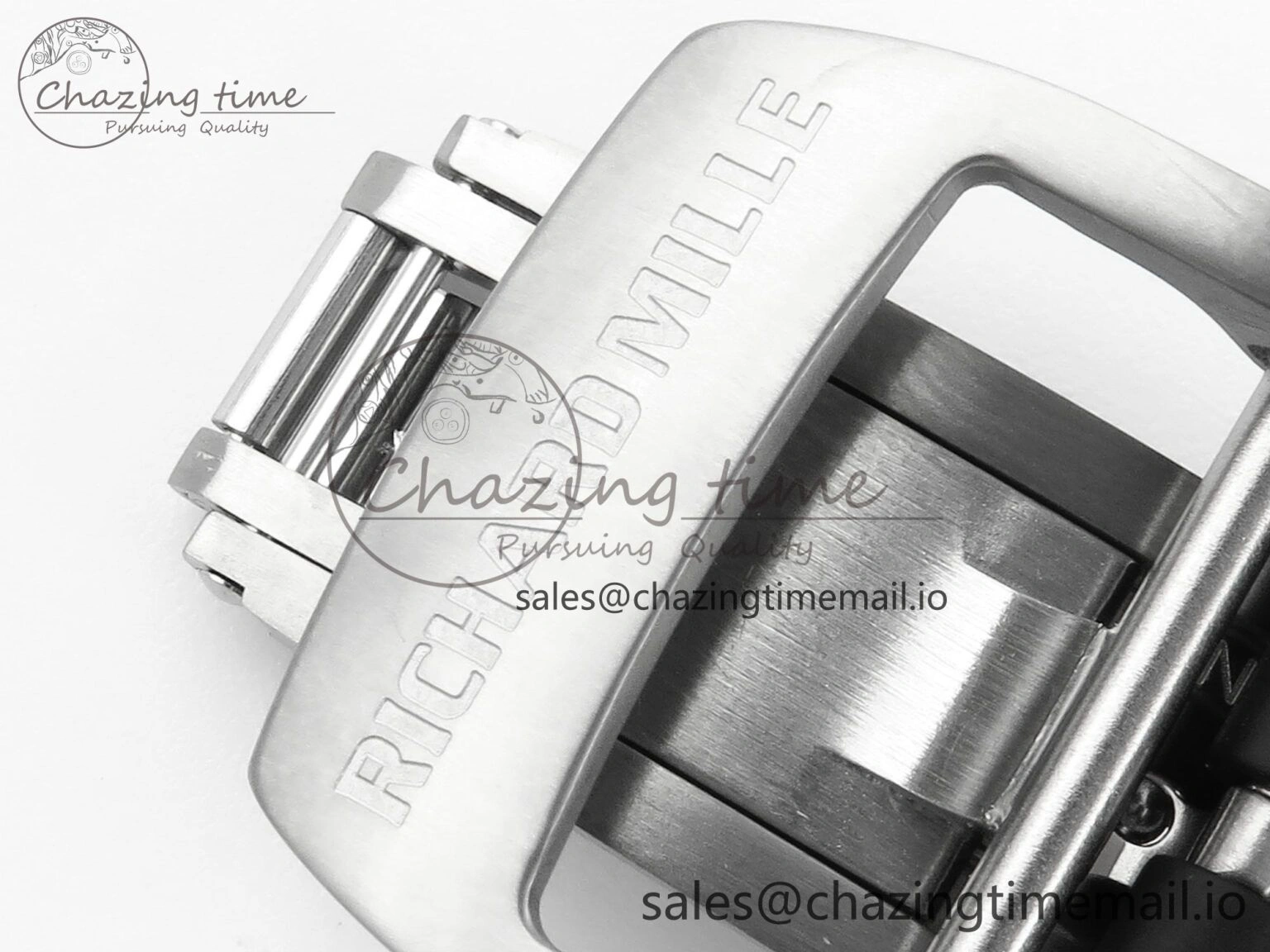RM055 NTPT ZF 1:1 Best Edition RG Bezel Black Crown on Shark Rubber Strap RMUL2 Super Clone