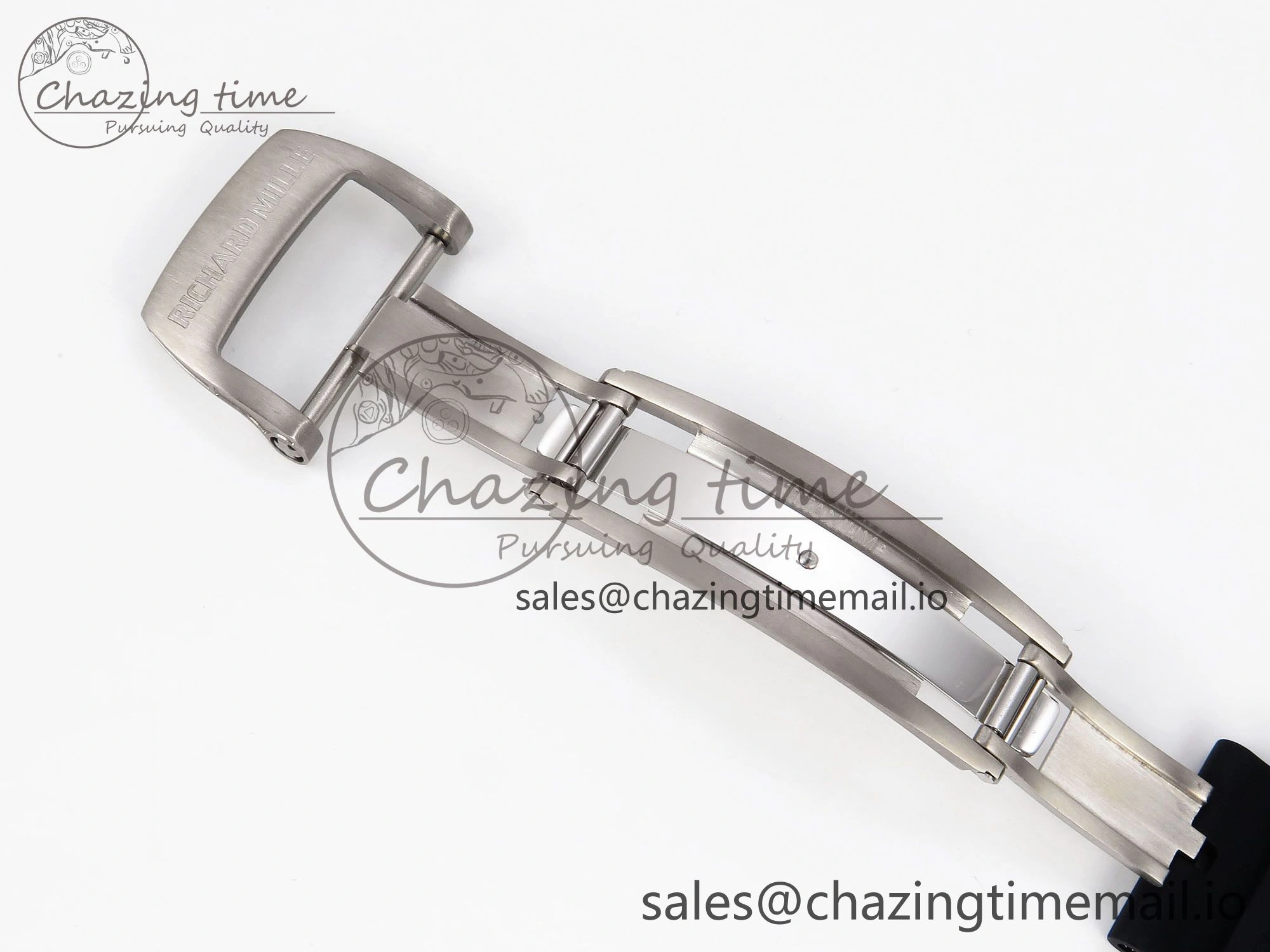 RM055 NTPT ZF 1:1 Best Edition White Bezel Red Crown on Black Rubber Strap RMUL2 Super Clone