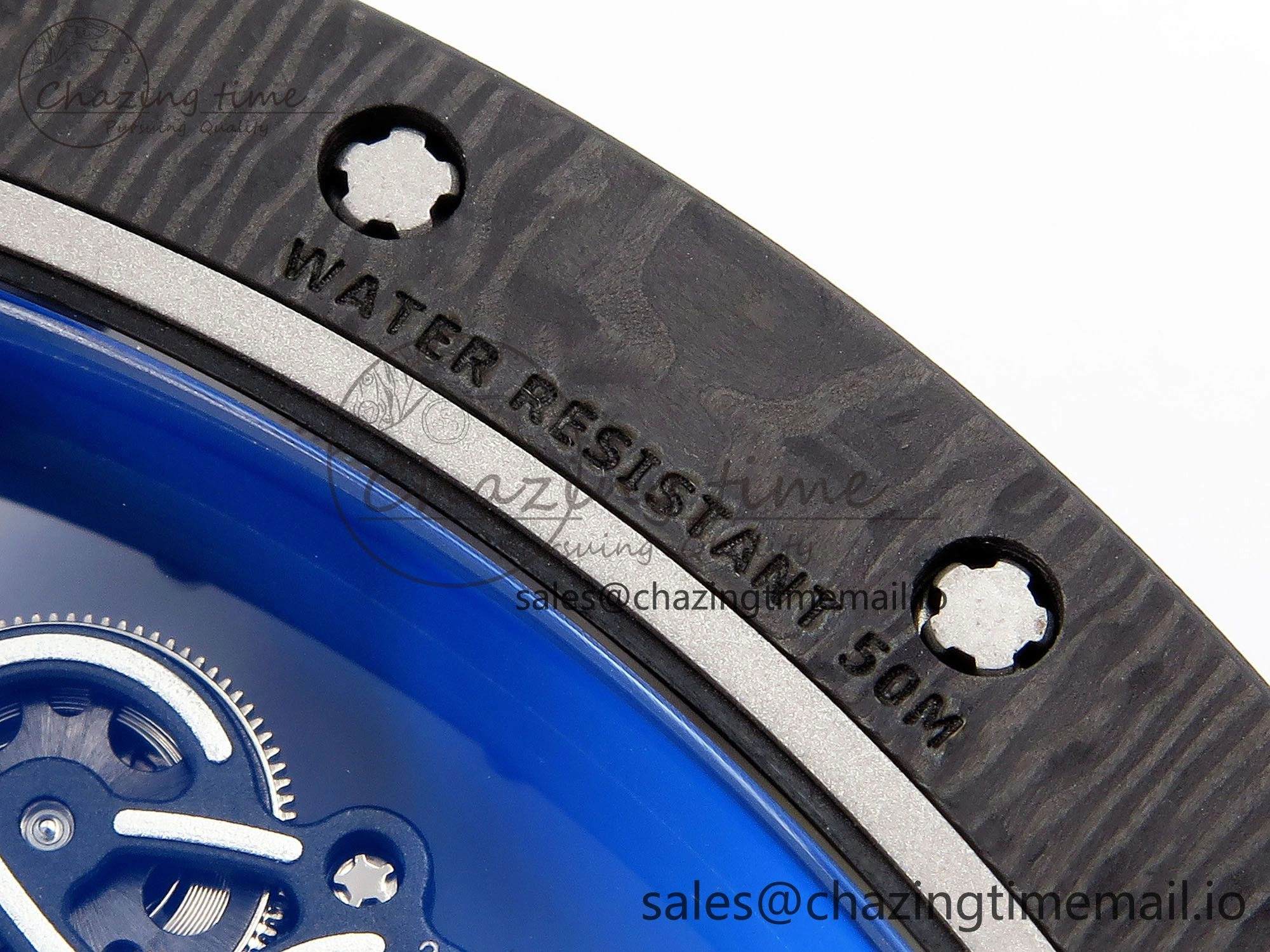 RM055 NTPT ZF 1:1 Best Edition White Bezel Red Crown on Red Rubber Strap RMUL2 Super Clone