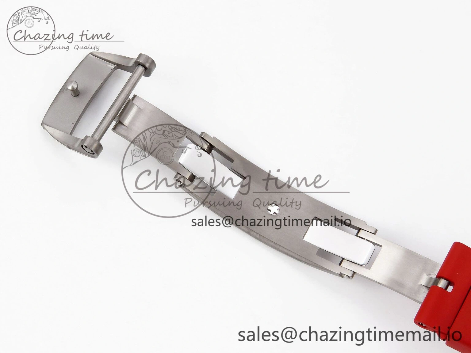 RM055 NTPT ZF 1:1 Best Edition White Bezel Red Crown on Red Rubber Strap RMUL2 Super Clone