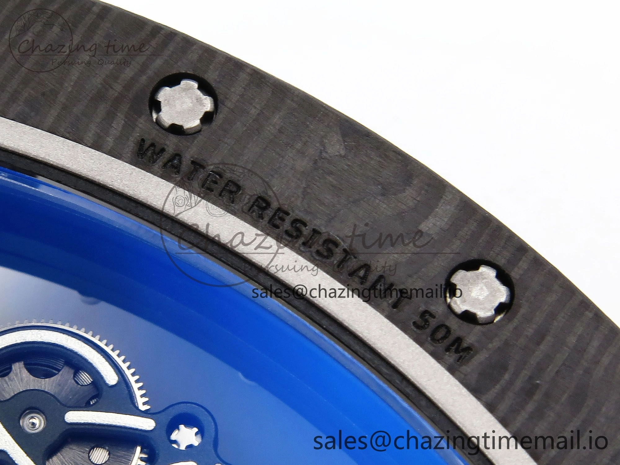 RM055 NTPT ZF 1:1 Best Edition White Bezel White Crown on Rubber Strap RMUL2 Super Clone