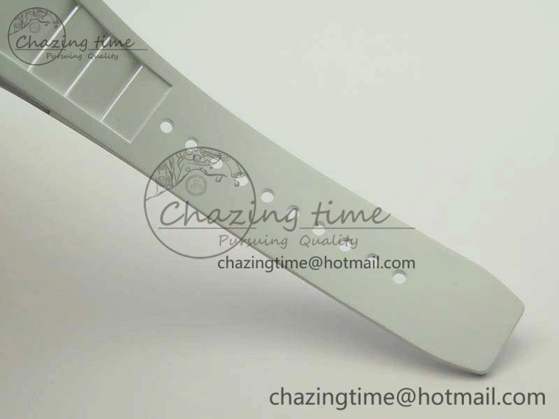 RM055 TI Case KVF Best Edition Carbon Bezel Skeleton Dial White Inner Bezel On Rubber Strap MIYOTA8215