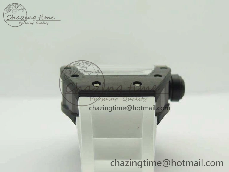 RM055 TI Case KVF Best Edition Skeleton Dial White Inner Bezel Black On Rubber Strap MIYOTA8215
