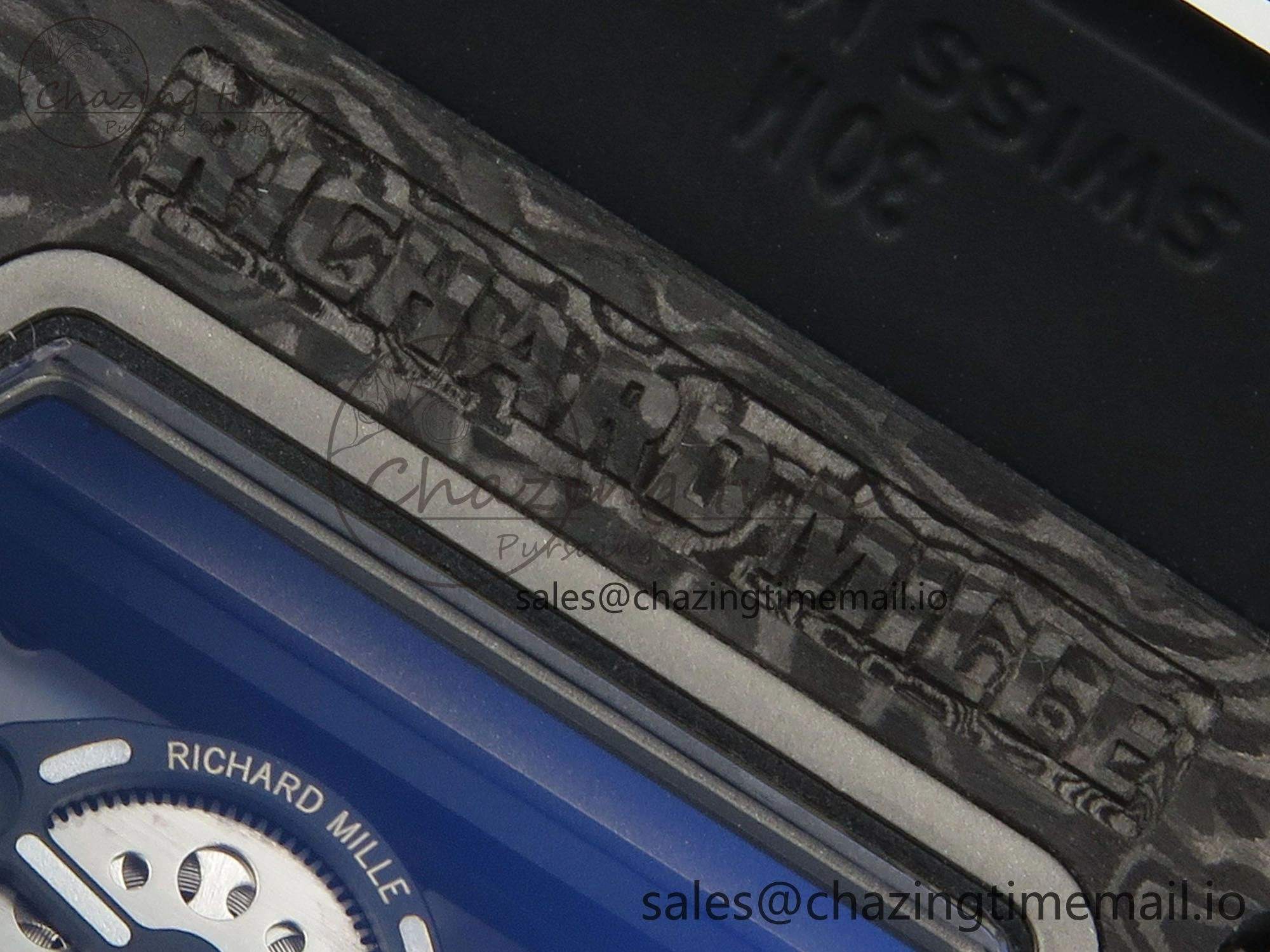 RM055 Ti NTPT KVF 1:1 Best Edition Black Red Inner Bezel Black Crown on Black Rubber Strap RMUL2 Super Clone