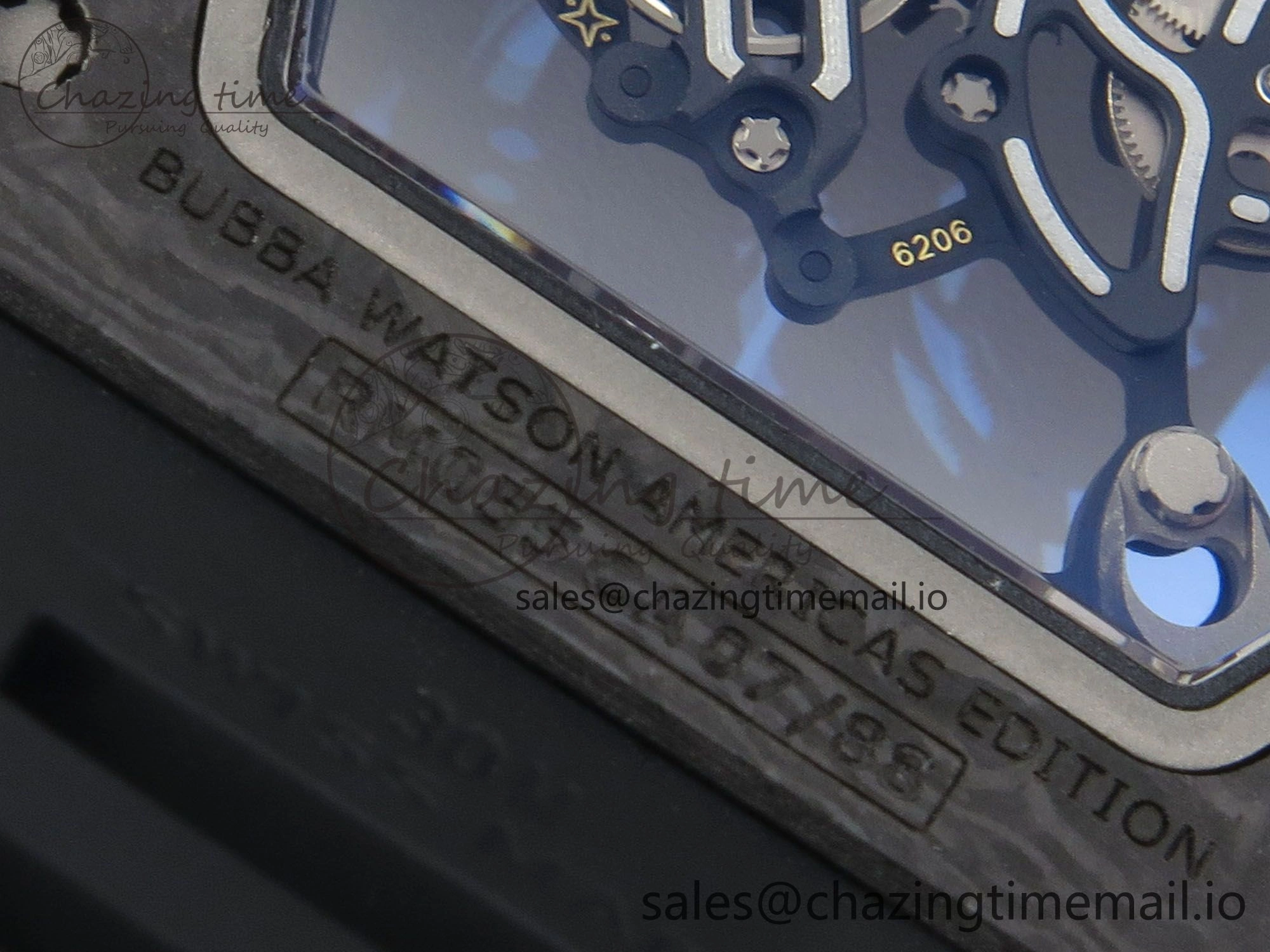 RM055 Ti NTPT KVF 1:1 Best Edition Black Red Inner Bezel Black Crown on Black Rubber Strap RMUL2 Super Clone