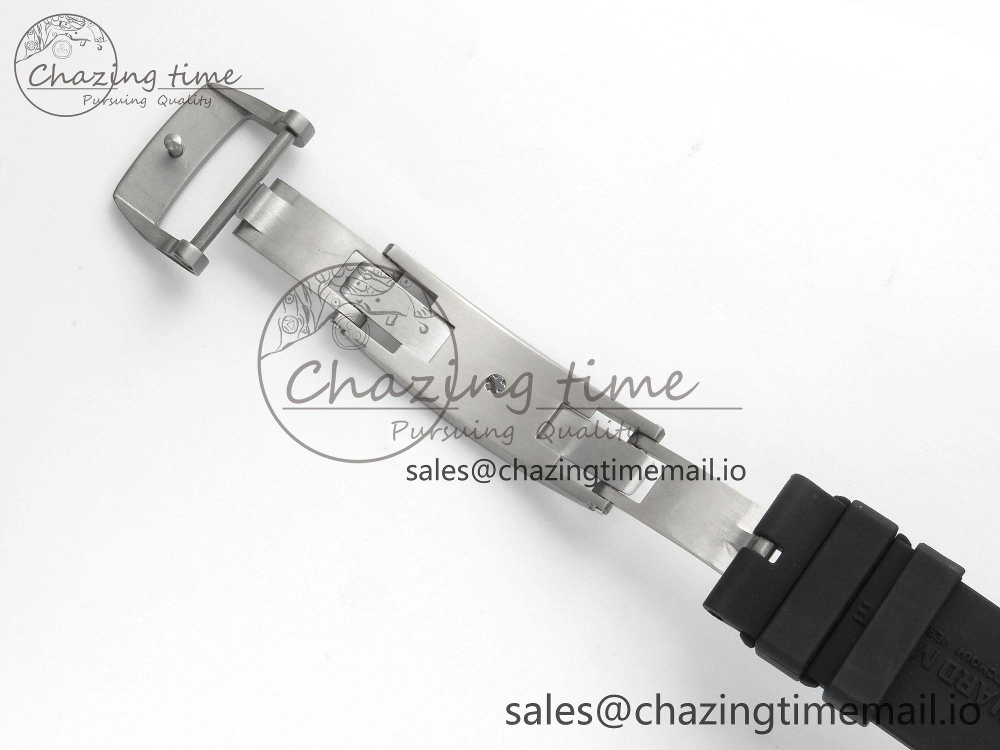 RM055 Ti NTPT KVF 1:1 Best Edition Black Red Inner Bezel Black Crown on Black Rubber Strap RMUL2 Super Clone