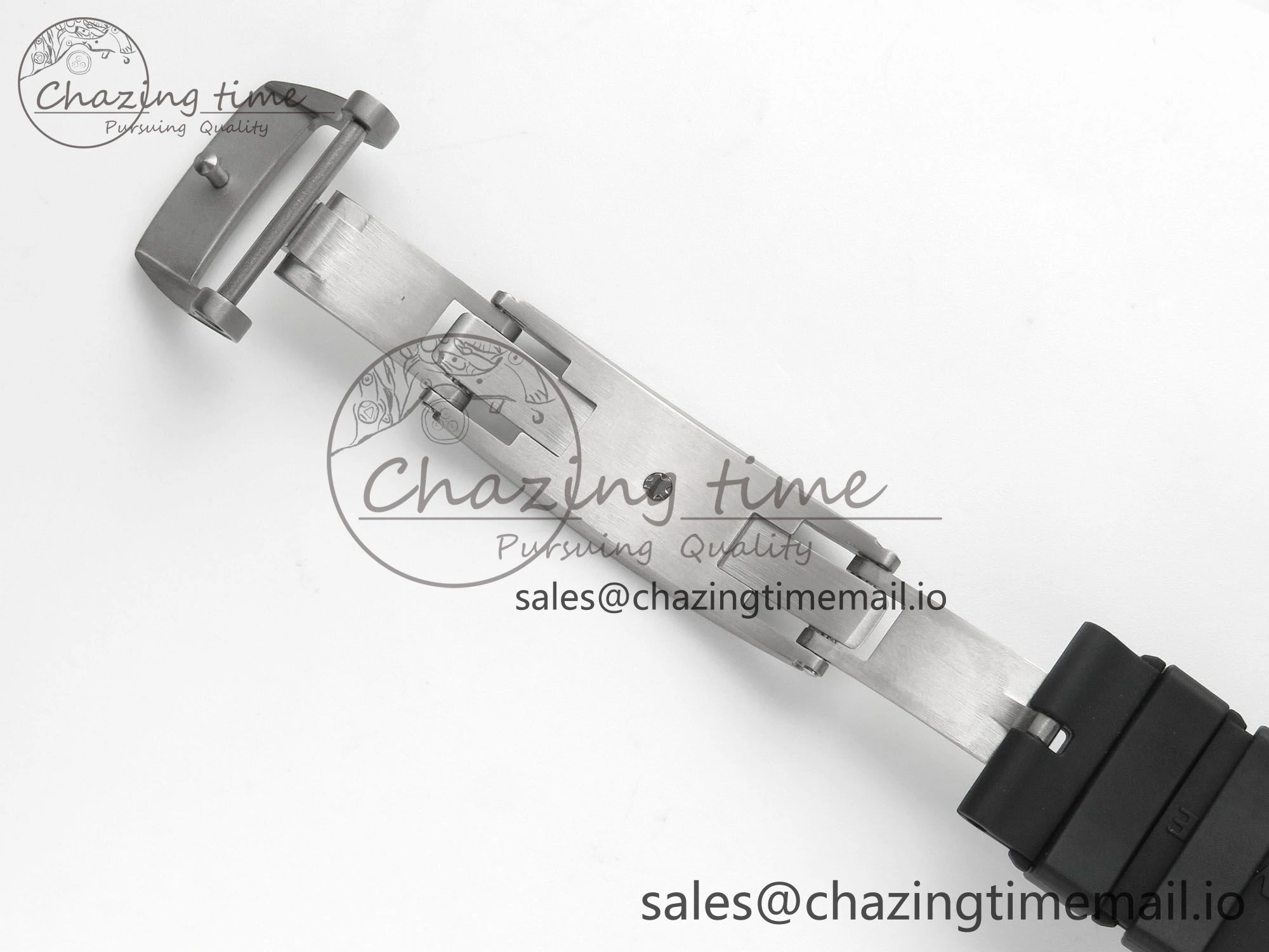 RM055 Ti NTPT KVF 1:1 Best Edition White Red Inner Bezel Black Crown on Black Rubber Strap RMUL2 Super Clone