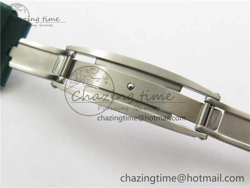 RM055 White Ceramic KVF Best Edition Skeleton Dial Green on Green Rubber Strap MIYOTA8215 V3