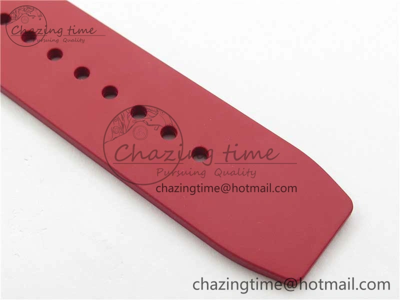 RM055 White Ceramic KVF Best Edition Skeleton Dial Red on Red Rubber Strap MIYOTA8215 V3