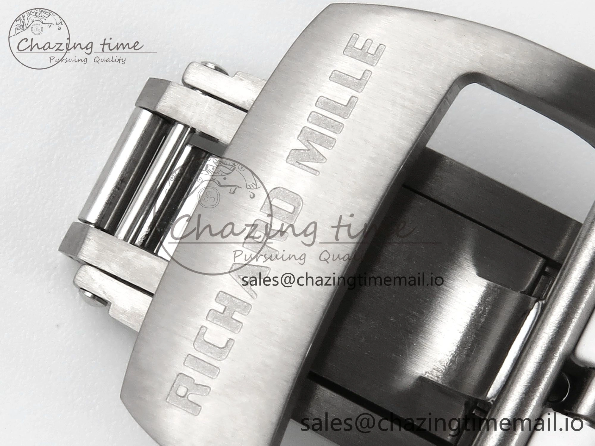 RM055 White Ceramic RMF Best Edition Skeleton Dial On White Rubber Strap RMUL2 Super Clone