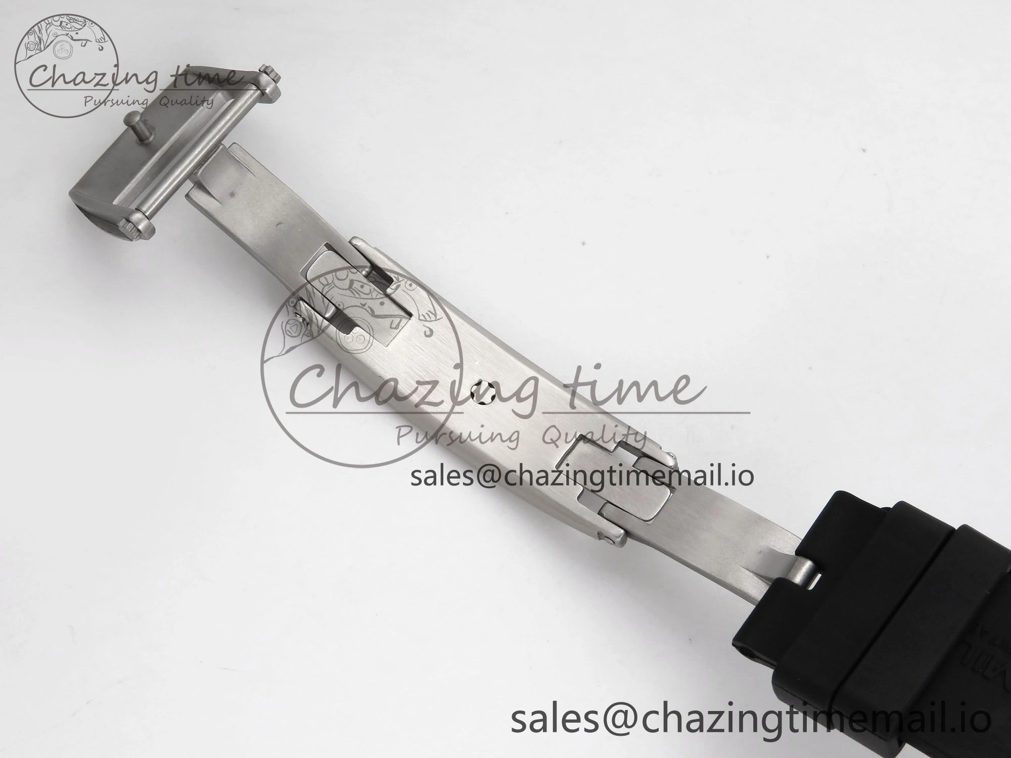 RM055 White Ceramic T+F 1:1 Best Edition Black Skeleton Dial on Black Rubber Strap RMUL2 Super Clone