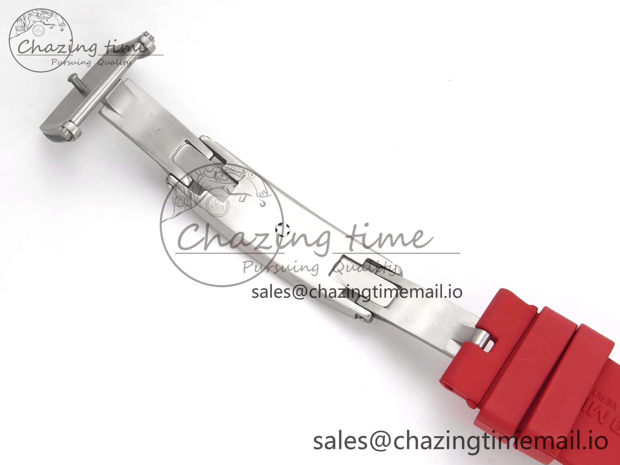 RM055 White Ceramic T+F 1:1 Best Edition Red Skeleton Dial on Red Rubber Strap RMUL2 Super Clone