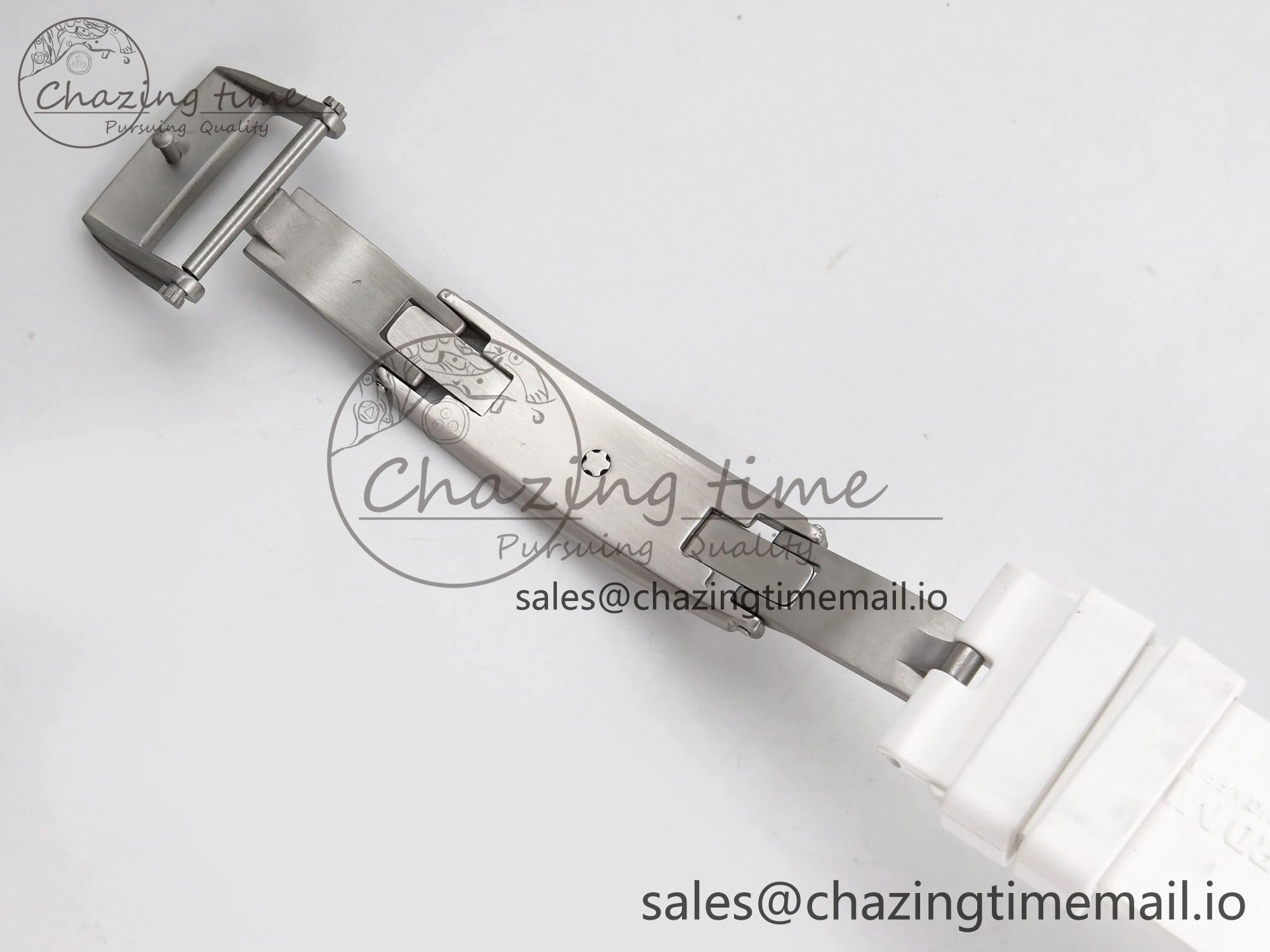 RM055 White Ceramic T+F 1:1 Best Edition Red Skeleton Dial on White Rubber Strap RMUL2 Super Clone