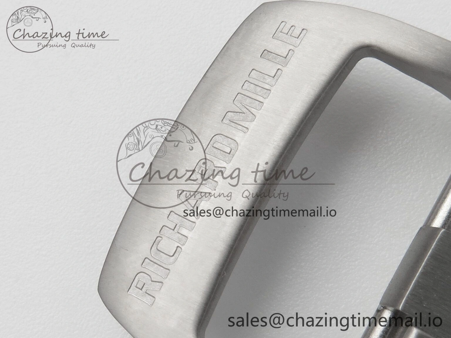 RM055 White Ceramic ZF 1:1 Best Edition on Rubber Strap RMUL2 Super Clone V3