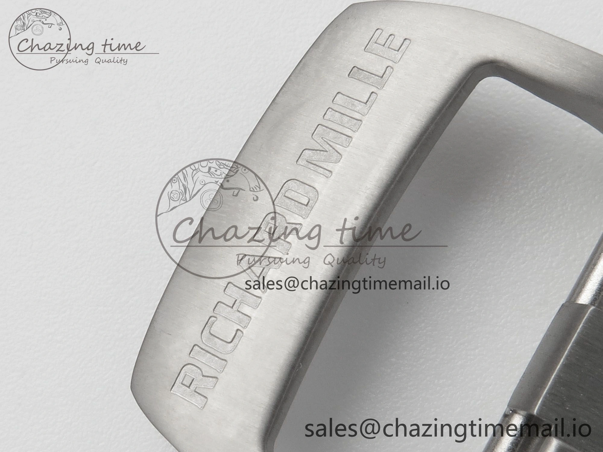 RM055 White Ceramic ZF 1:1 Best Edition on Rubber Strap RMUL2 Super Clone V3
