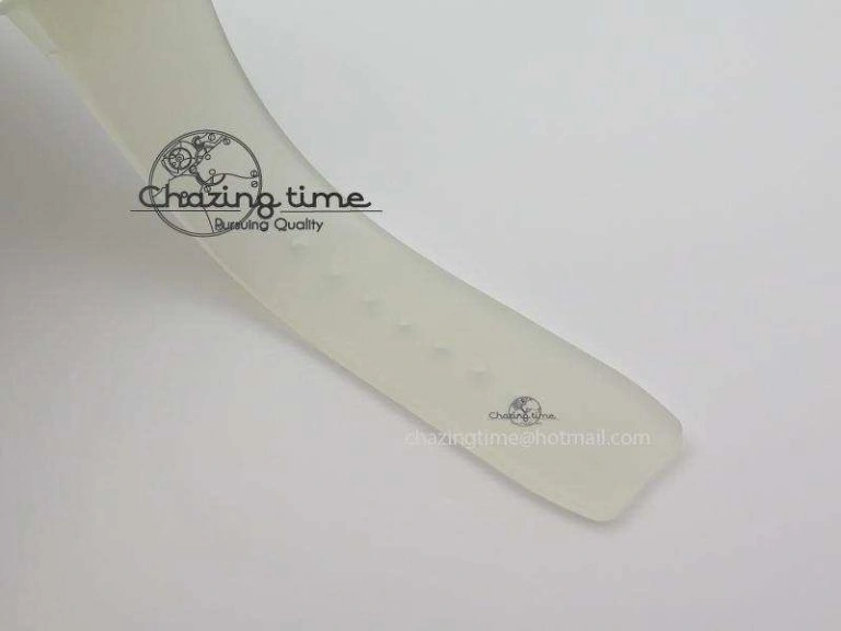 RM056 RMF Red Inner Bezel Skeleton Dial On Transparent Rubber Strap MIYOTA9015