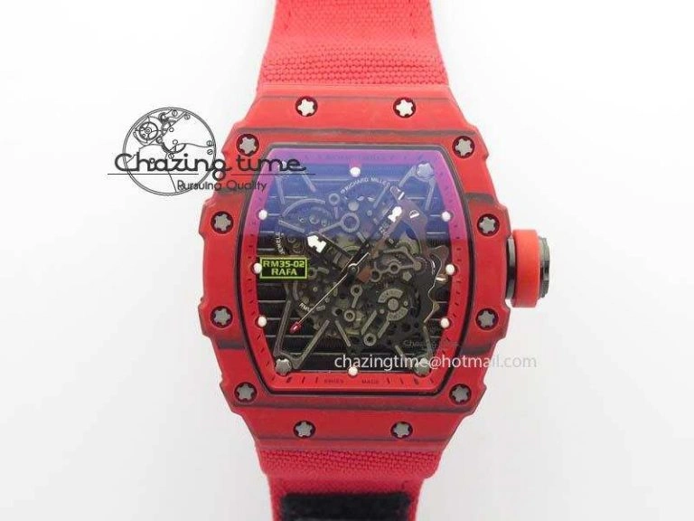 RM057 Dragon-Jackie Chan RG Rose Gold Dragon Dial On Black Rubber Strap A2824