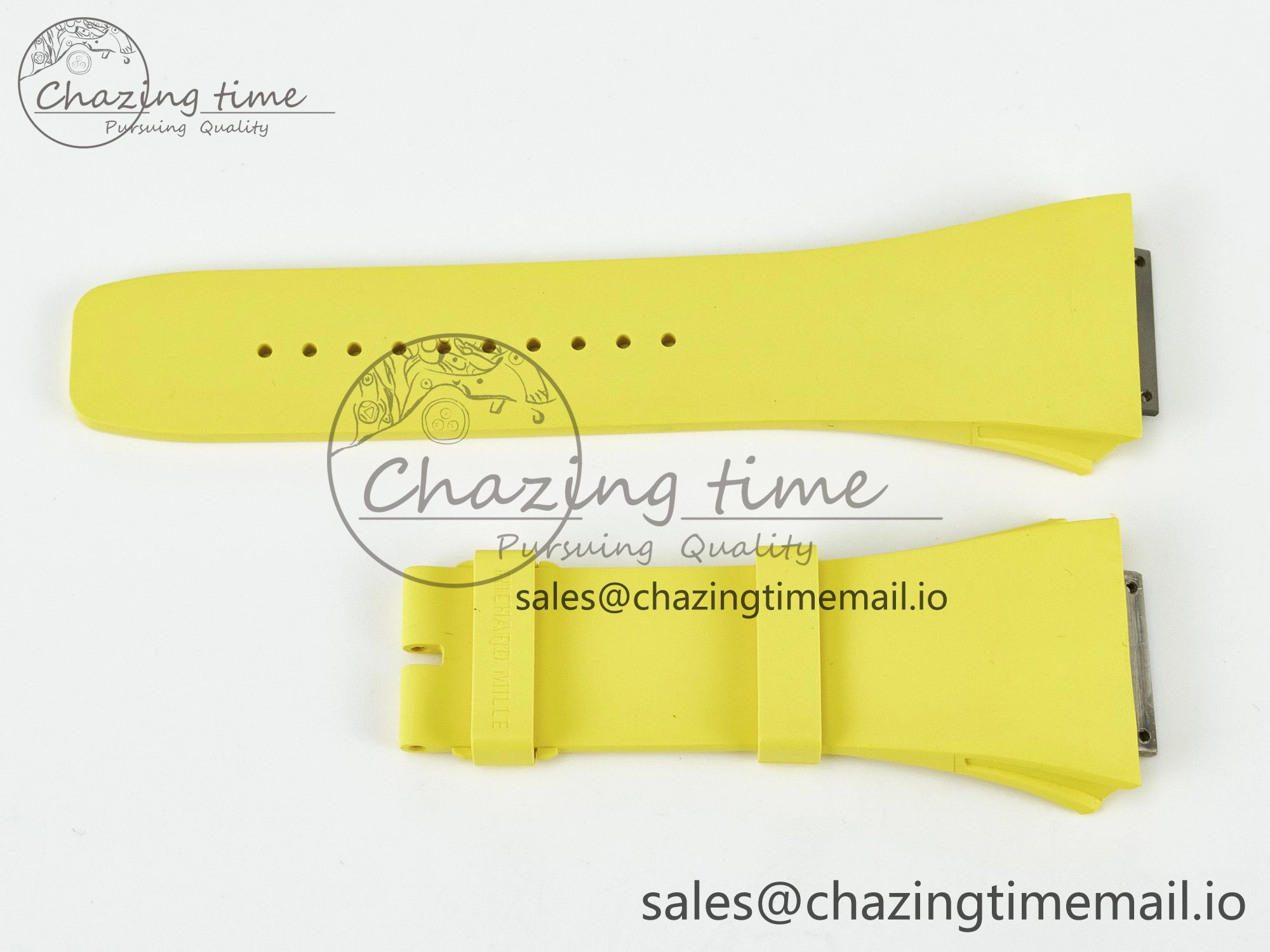 RM061 1:1 Best Edition Yellow Rubber Strap (Fits the Gen size)