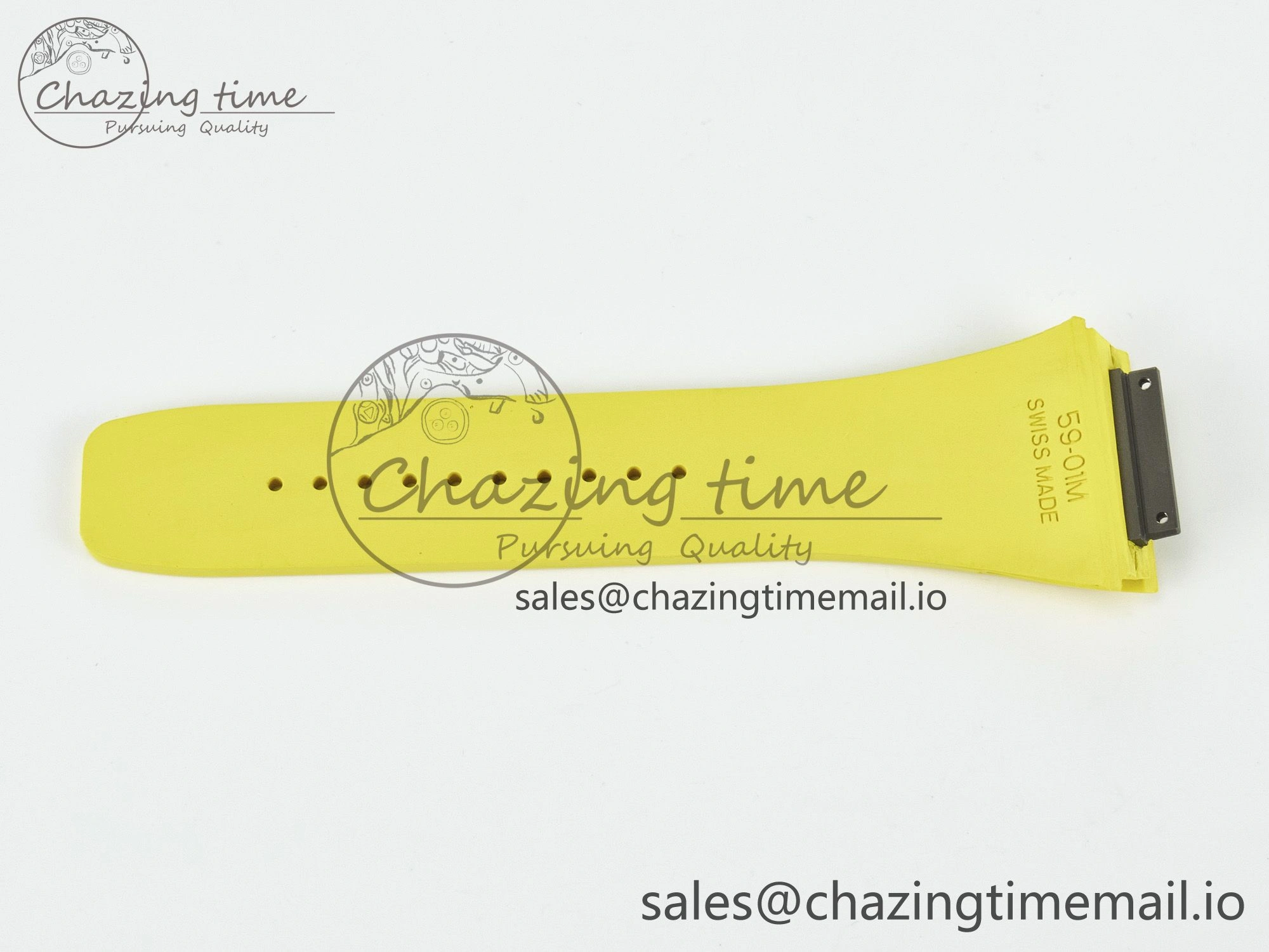 RM061 1:1 Best Edition Yellow Rubber Strap (Fits the Gen size)