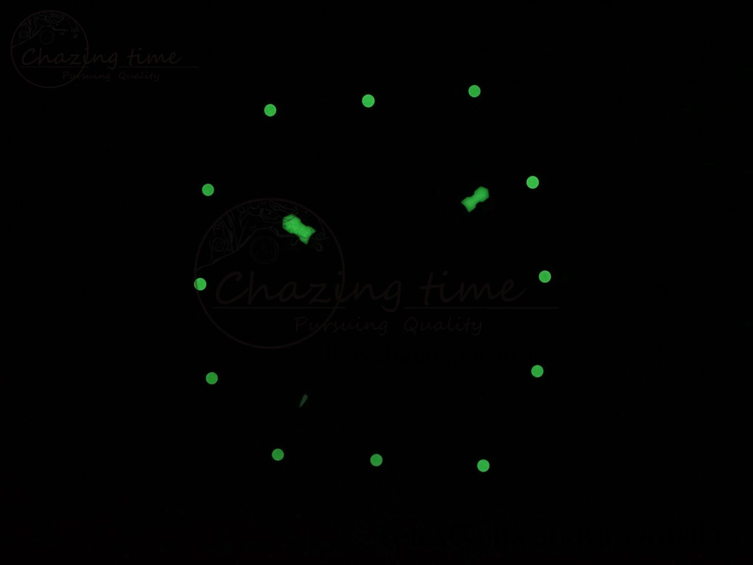 RM061 Black Ceramic ZF 1:1 Best Edition on Green Rubber Strap RMUL2 Super Clone