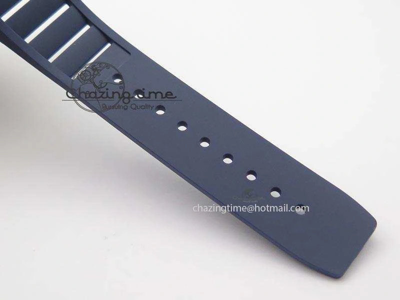 RM061 Blue Inner Bezel Skeleton Dial On Blue Rubber Strap MIYOTA8215 KVF