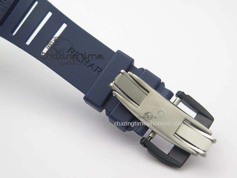 RM061 Blue Inner Bezel Skeleton Dial On Blue Rubber Strap MIYOTA8215 KVF