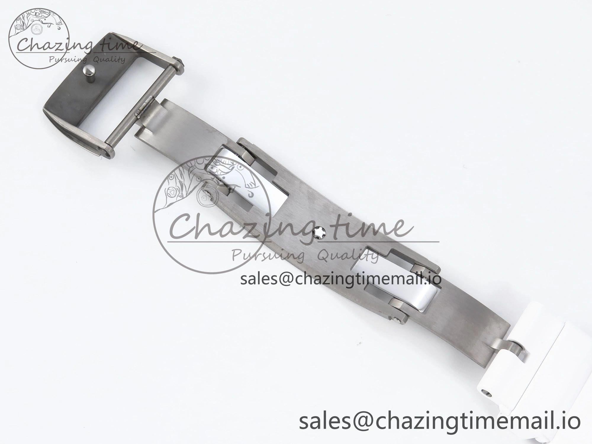 RM061 White Ceramic ZF 1:1 Best Edition on White Rubber Strap RMUL2 Super Clone