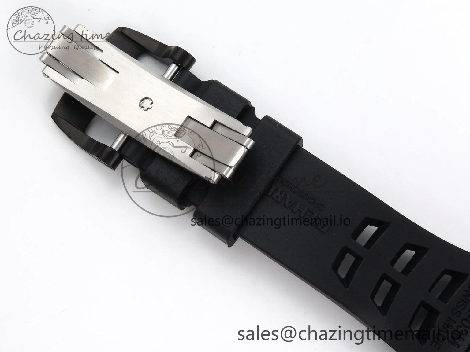 RM066 Real Forge Carbon RG YSF 1:1 Best Edition Skeleton Dial on Black Rubber Strap Asian Tourbillon
