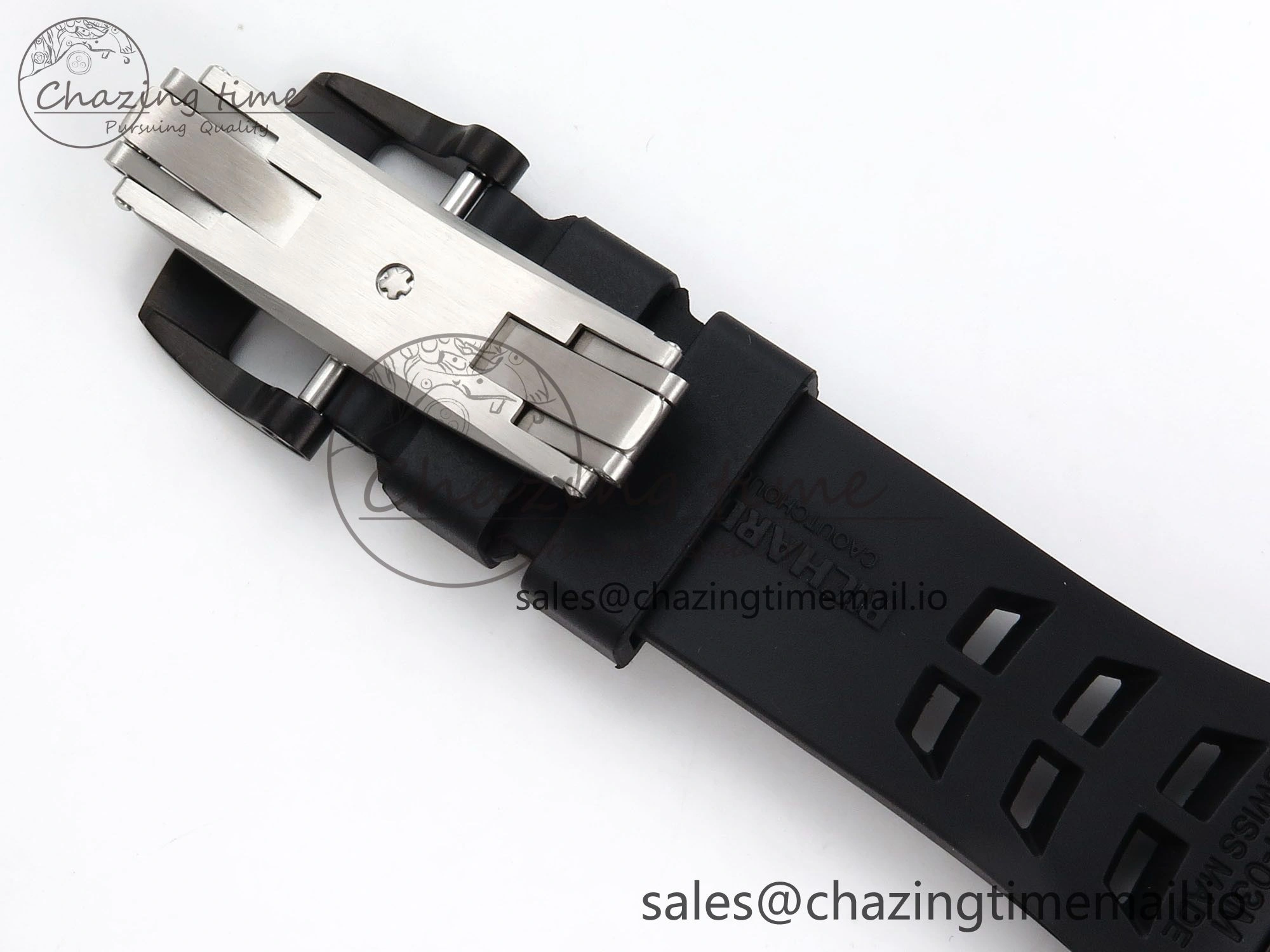 RM066 Real Forge Carbon RG YSF 1:1 Best Edition Skeleton Dial on Black Rubber Strap Asian Tourbillon