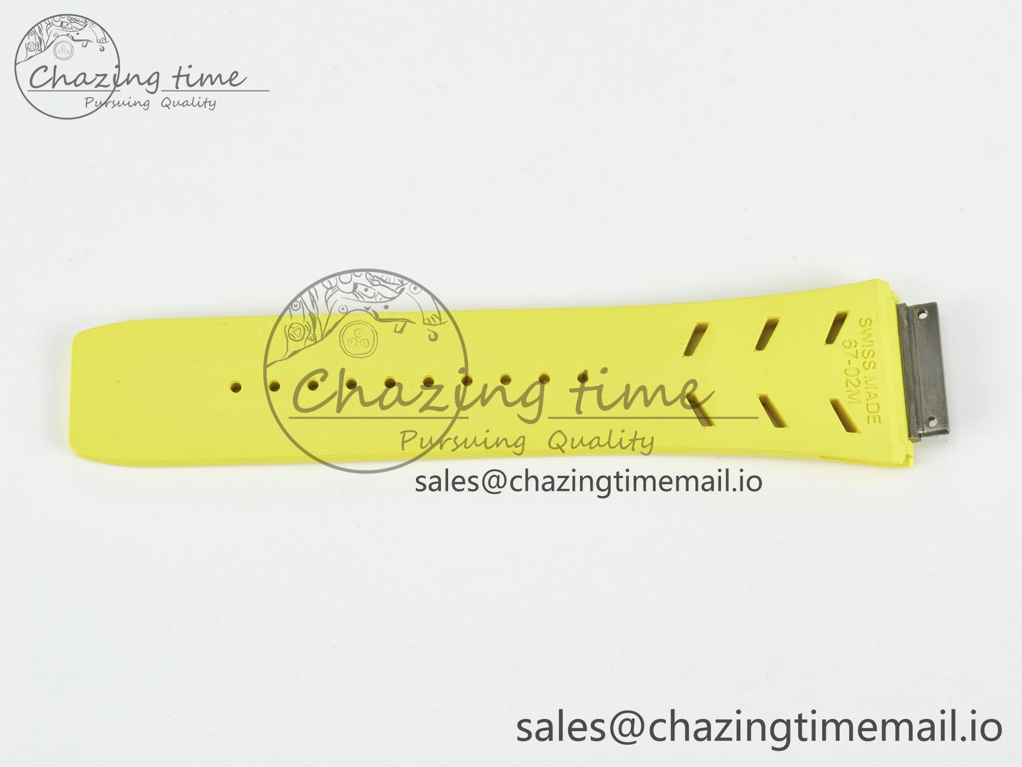 RM067 1:1 Best Edition Yellow Rubber Strap (Fits the Gen size)