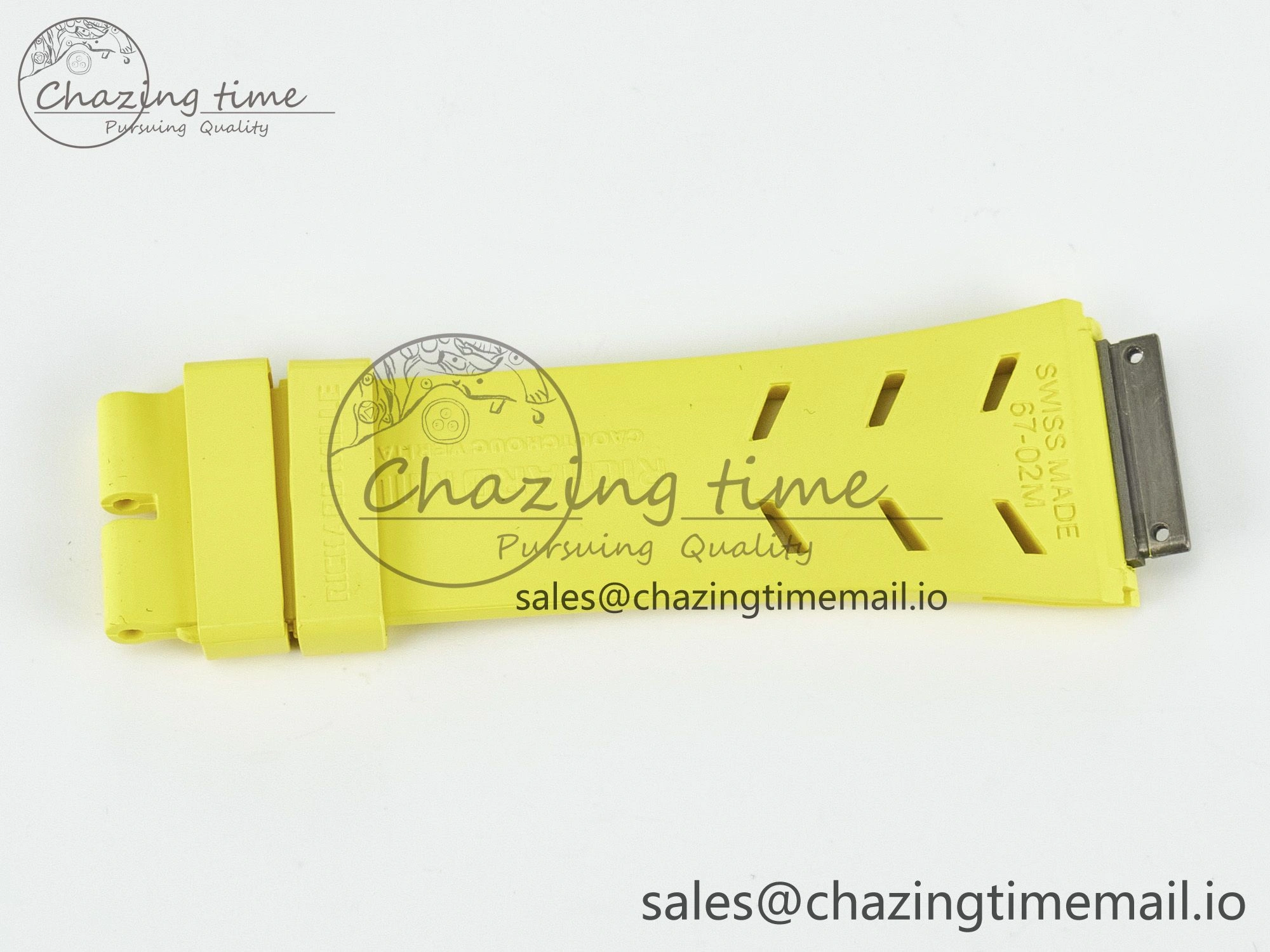 RM067 1:1 Best Edition Yellow Rubber Strap (Fits the Gen size)
