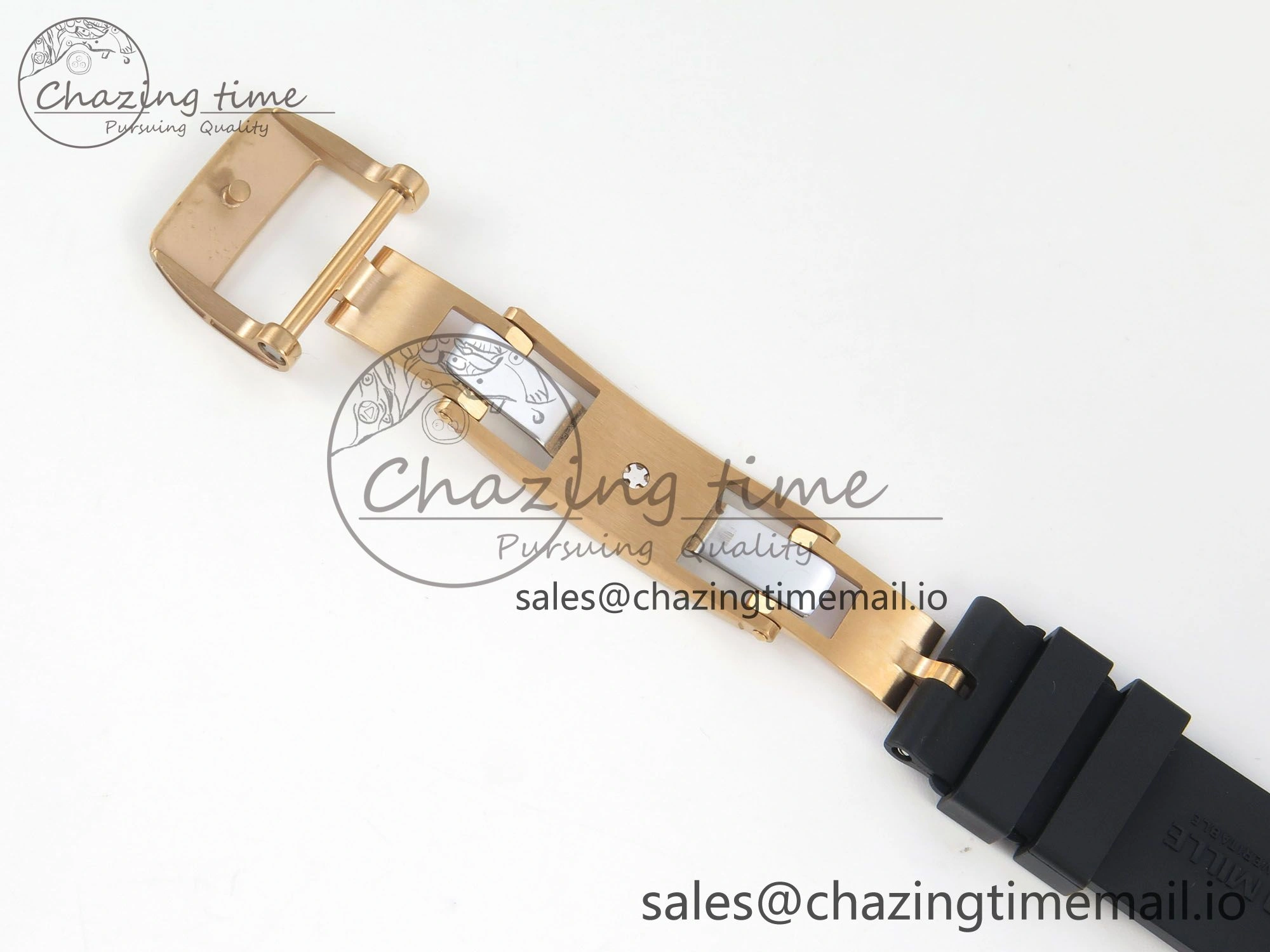 RM07 Ladies Full Diamonds RG ZF 1:1 Best Edition Red Dial on Black Rubber Strap CRMA2 Clone