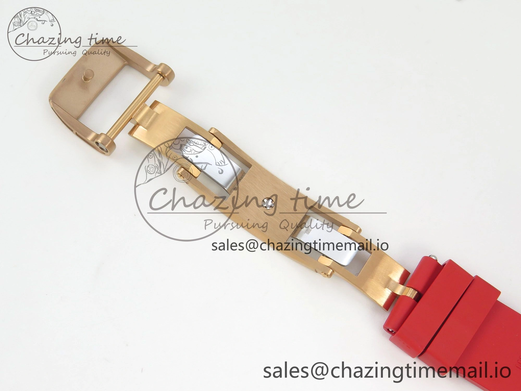 RM07 Ladies RG Diamonds Bezel ZF 1:1 Best Edition Red Diamonds Skeleton Dial on Red Rubber Strap CRMA2 Clone